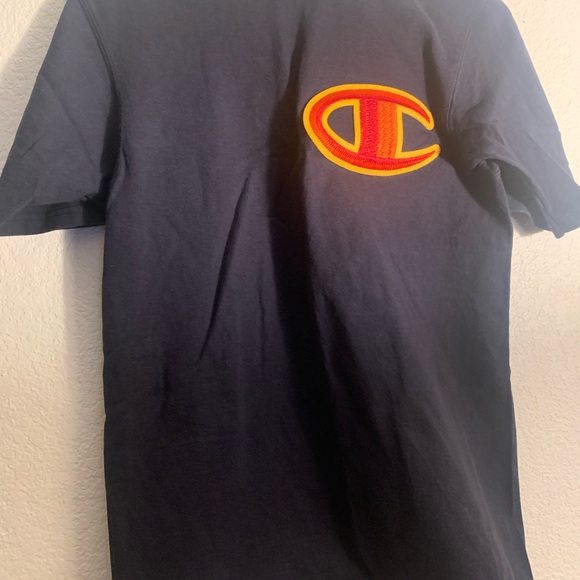 Champion Other - - Champion Kids Shirt - Navy with Red Logo